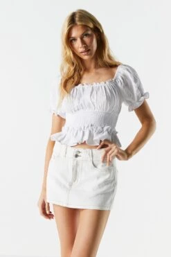 Smocked Milkmaid Top 17 Smocked Milkmaid Top -Deals Drape & Denim Store 050203031328 10