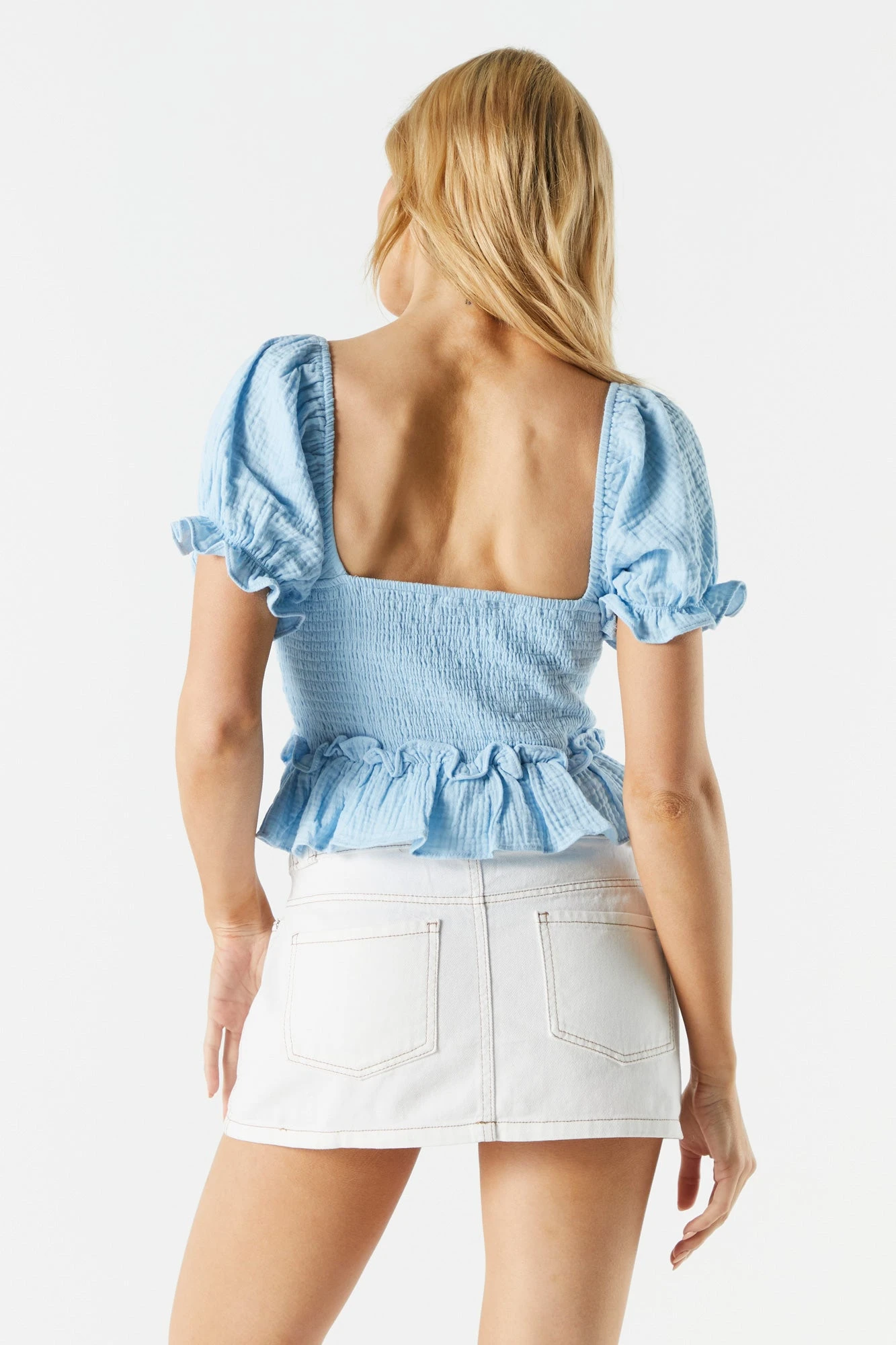 Smocked Milkmaid Top 6 Smocked Milkmaid Top - Image 6