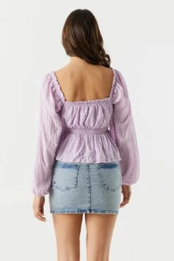 Crinkle Milkmaid Top -Deals Drape & Denim Store 050231811326 50 1