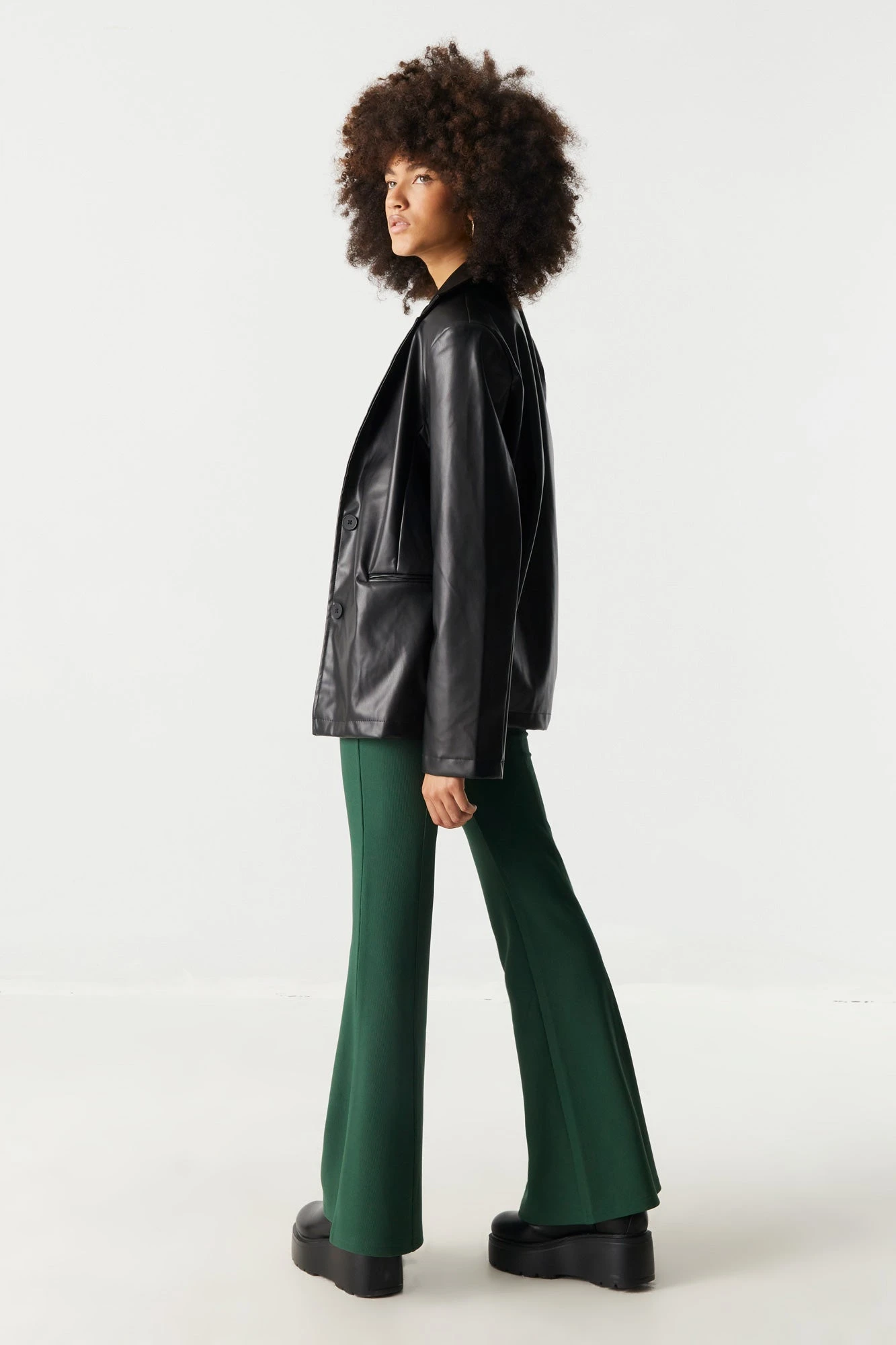 Pull-On Ribbed Flare Pant 12 Pull-On Ribbed Flare Pant - Image 12