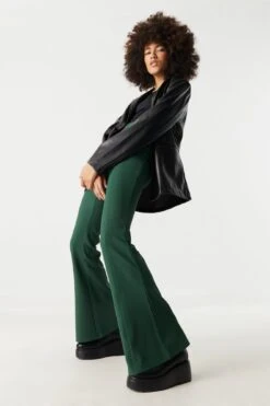 Pull-On Ribbed Flare Pant 24 Pull-On Ribbed Flare Pant -Deals Drape & Denim Store 051248281273 30