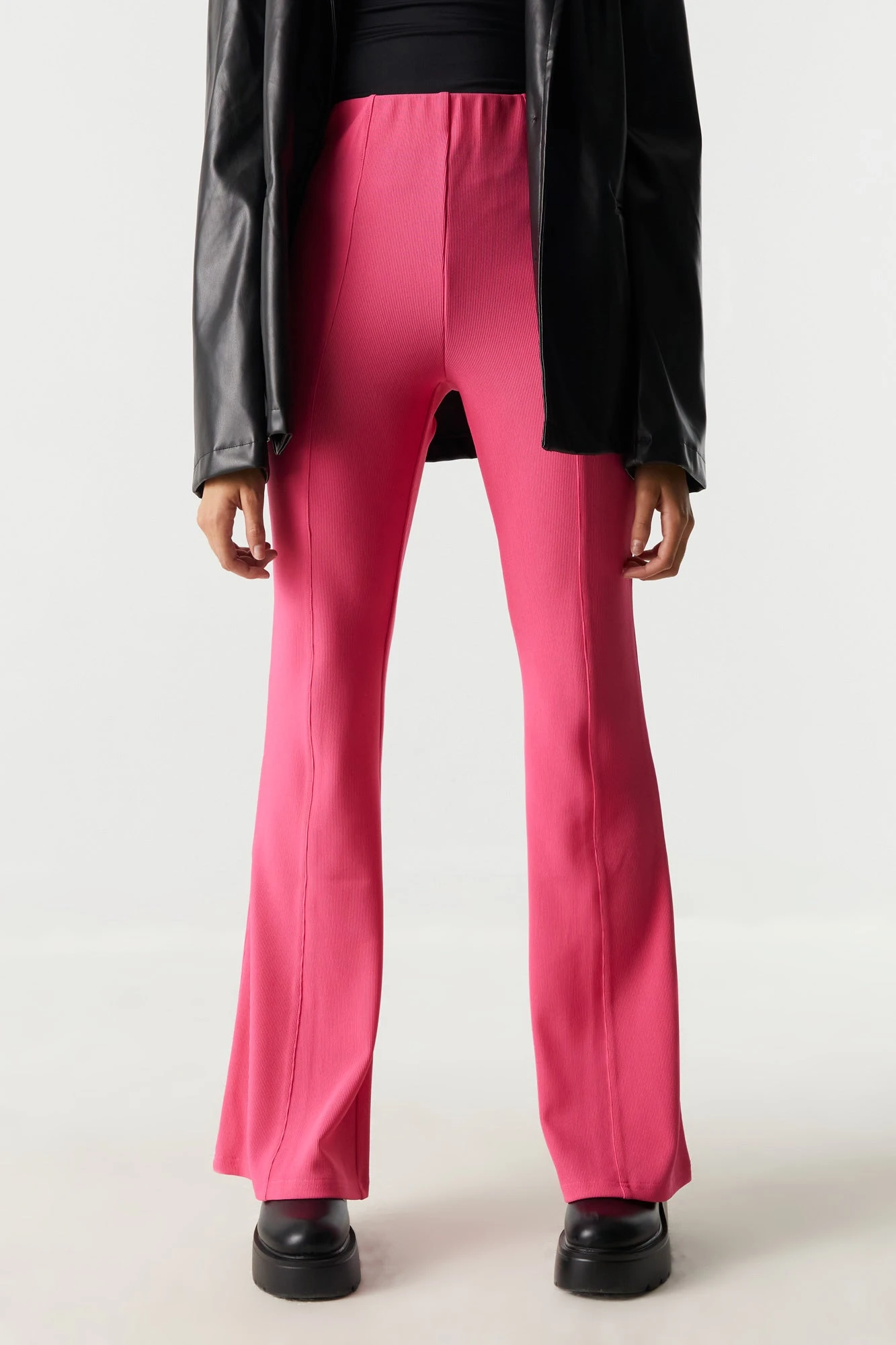 Pull-On Ribbed Flare Pant 14 Pull-On Ribbed Flare Pant - Image 14