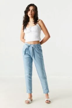 Tencel Paperbag Pant