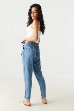 Tencel Paperbag Pant 32 Tencel Paperbag Pant -Deals Drape & Denim Store 051465531243 58 2