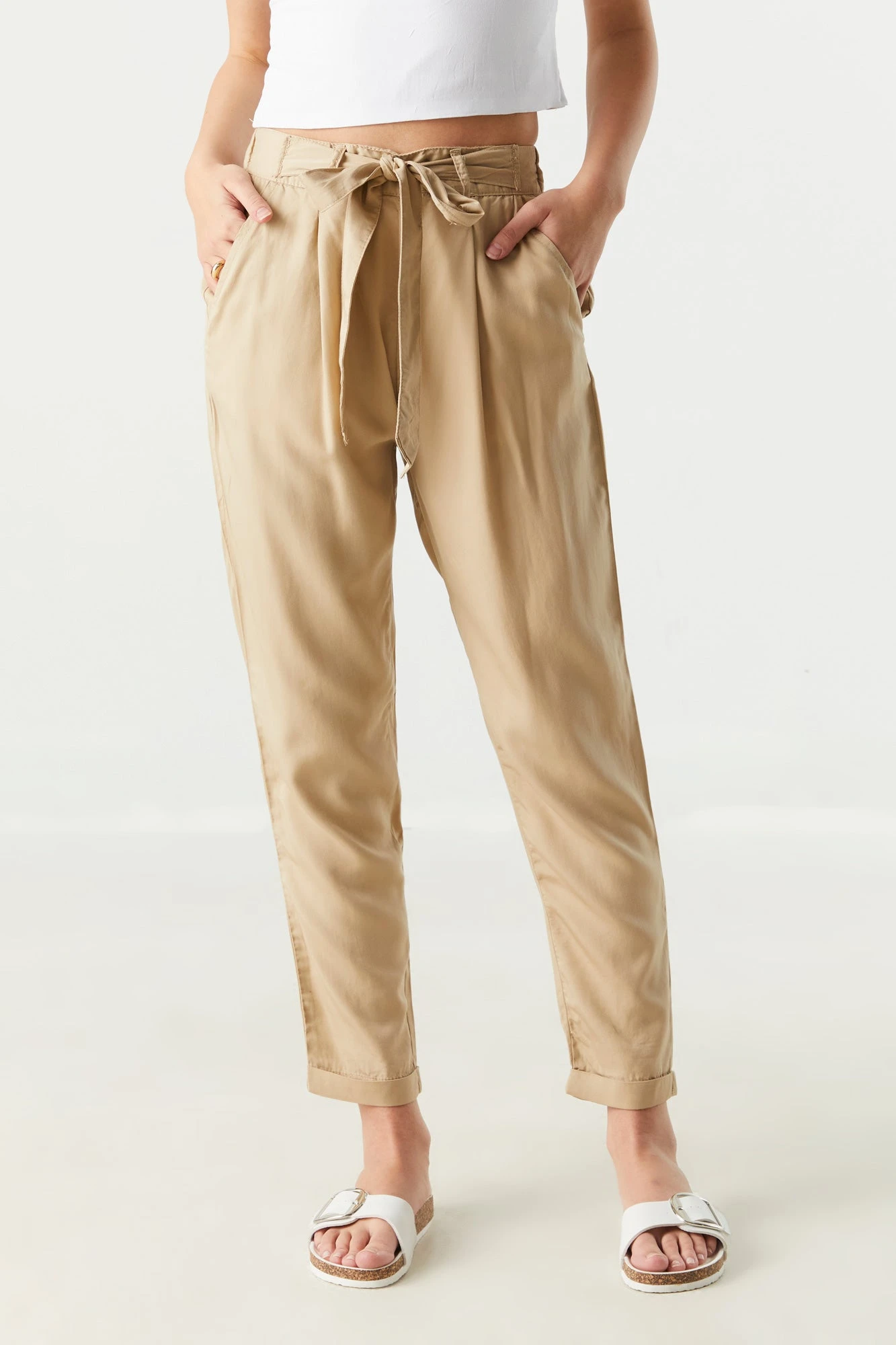 Tencel Paperbag Pant 8 Tencel Paperbag Pant - Image 8