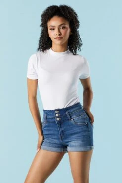 Ibiza Medium Wash Denim Short