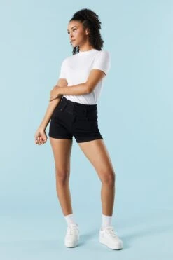 Ibiza Black Wash Denim Short 5 Ibiza Black Wash Denim Short -Deals Drape & Denim Store 052039078863 01 2 1