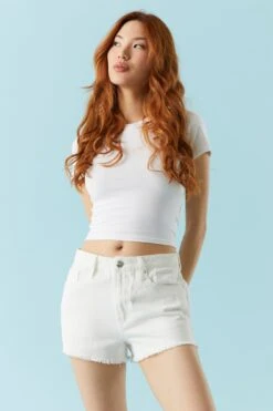 Refuge Chelsea Coloured Denim Short -Deals Drape & Denim Store 052065531000 10