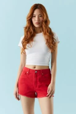 Refuge Chelsea Coloured Denim Short -Deals Drape & Denim Store 052065531000 60