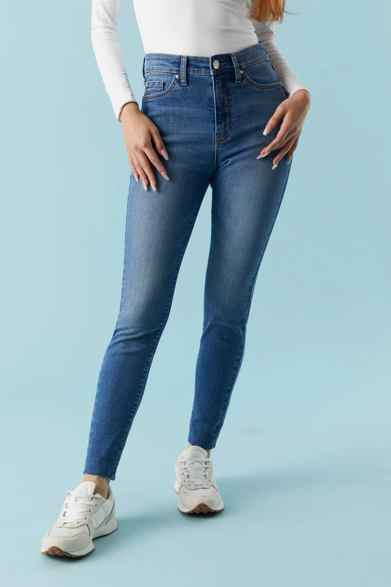 Refuge Miami High Rise Medium Wash Skinny Jean 2 Refuge Miami High Rise Medium Wash Skinny Jean - Image 2