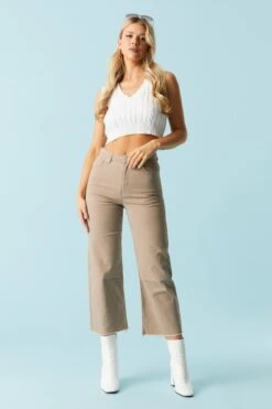 Refuge Crop Wide Leg Jean