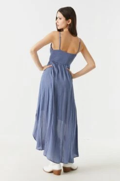 Crochet Top Hi-Low Maxi Dress -Deals Drape & Denim Store 053159980282 39 1