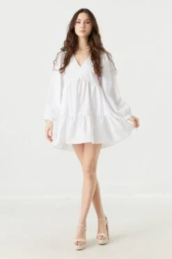 Tiered Babydoll Dress -Deals Drape & Denim Store 053203033726 10 2