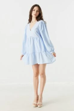 Tiered Babydoll Dress -Deals Drape & Denim Store 053203033726 45 2