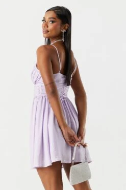 Chiffon Surplice Skater Dress 13 Chiffon Surplice Skater Dress -Deals Drape & Denim Store 053231813711 55 1