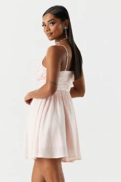 Chiffon Surplice Skater Dress 16 Chiffon Surplice Skater Dress -Deals Drape & Denim Store 053231813711 91 1