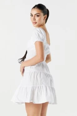 Sweetheart Smocked Tiered Dress 15 Sweetheart Smocked Tiered Dress -Deals Drape & Denim Store 053244066654 10 1