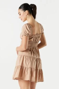 Sweetheart Smocked Tiered Dress 18 Sweetheart Smocked Tiered Dress -Deals Drape & Denim Store 053244066654 89 1