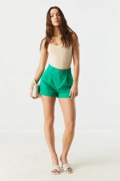 Coloured High Rise Rolled Cuff Short -Deals Drape & Denim Store 053431831339 30 2
