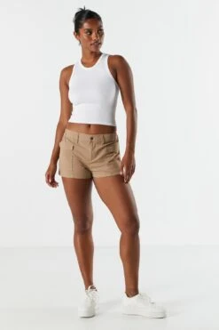 Poplin Low Rise Cargo Short 17 Poplin Low Rise Cargo Short -Deals Drape & Denim Store 053439071355 90 2 1