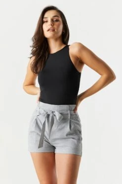 Belted Paperbag Short -Deals Drape & Denim Store 053439074314 06 3