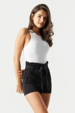 Belted Paperbag Short -Deals Drape & Denim Store 053439074314 95