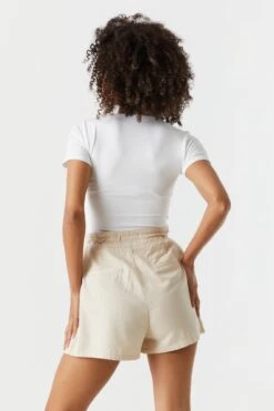 Oversized Pocket Drawstring Short -Deals Drape & Denim Store 053456181348 24 1 1