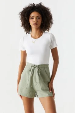 Oversized Pocket Drawstring Short