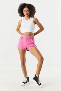 Coloured Denim Carpenter Short -Deals Drape & Denim Store 053465531618 66 2