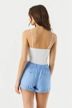 Linen Drawstring Short -Deals Drape & Denim Store 053465532001 40 1 1