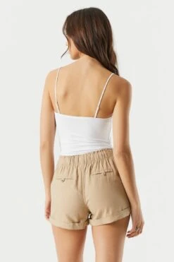 Linen Drawstring Short -Deals Drape & Denim Store 053465532001 90 1 1