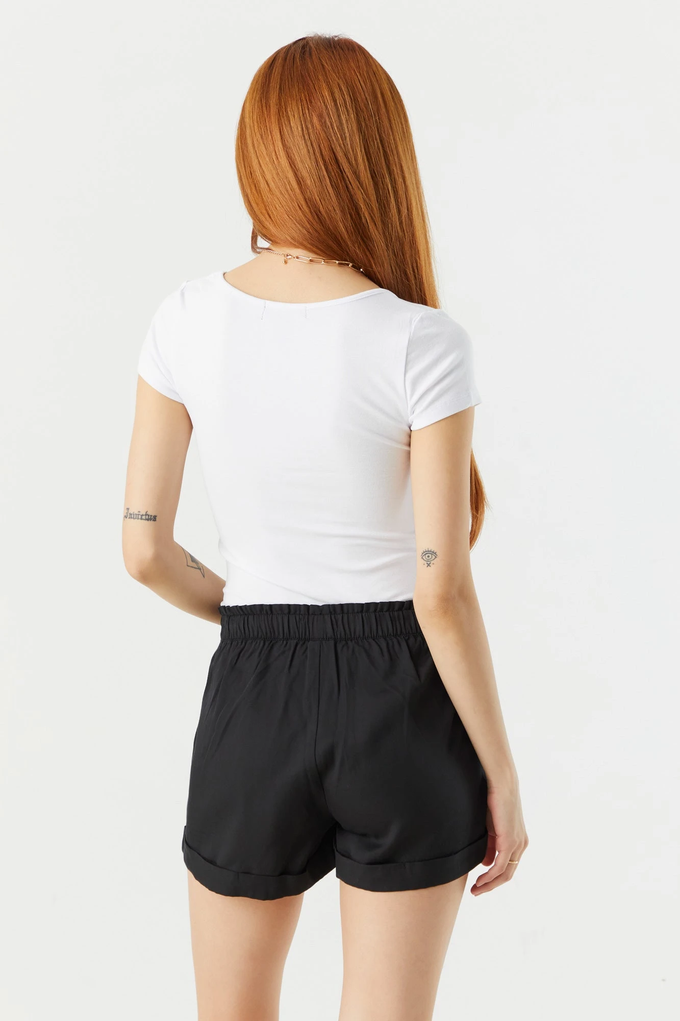 Self Tie Paperbag Short 5 Self Tie Paperbag Short - Image 5