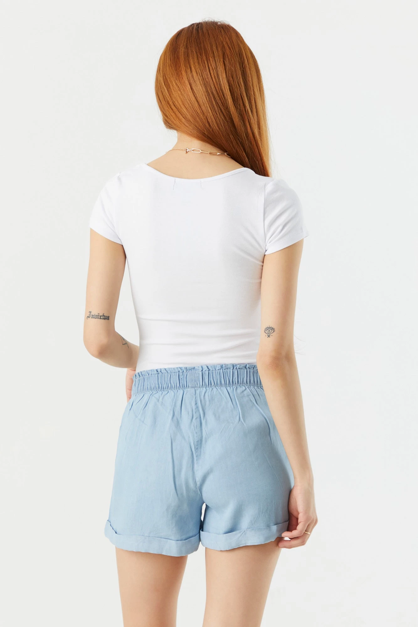 Self Tie Paperbag Short 11 Self Tie Paperbag Short - Image 11