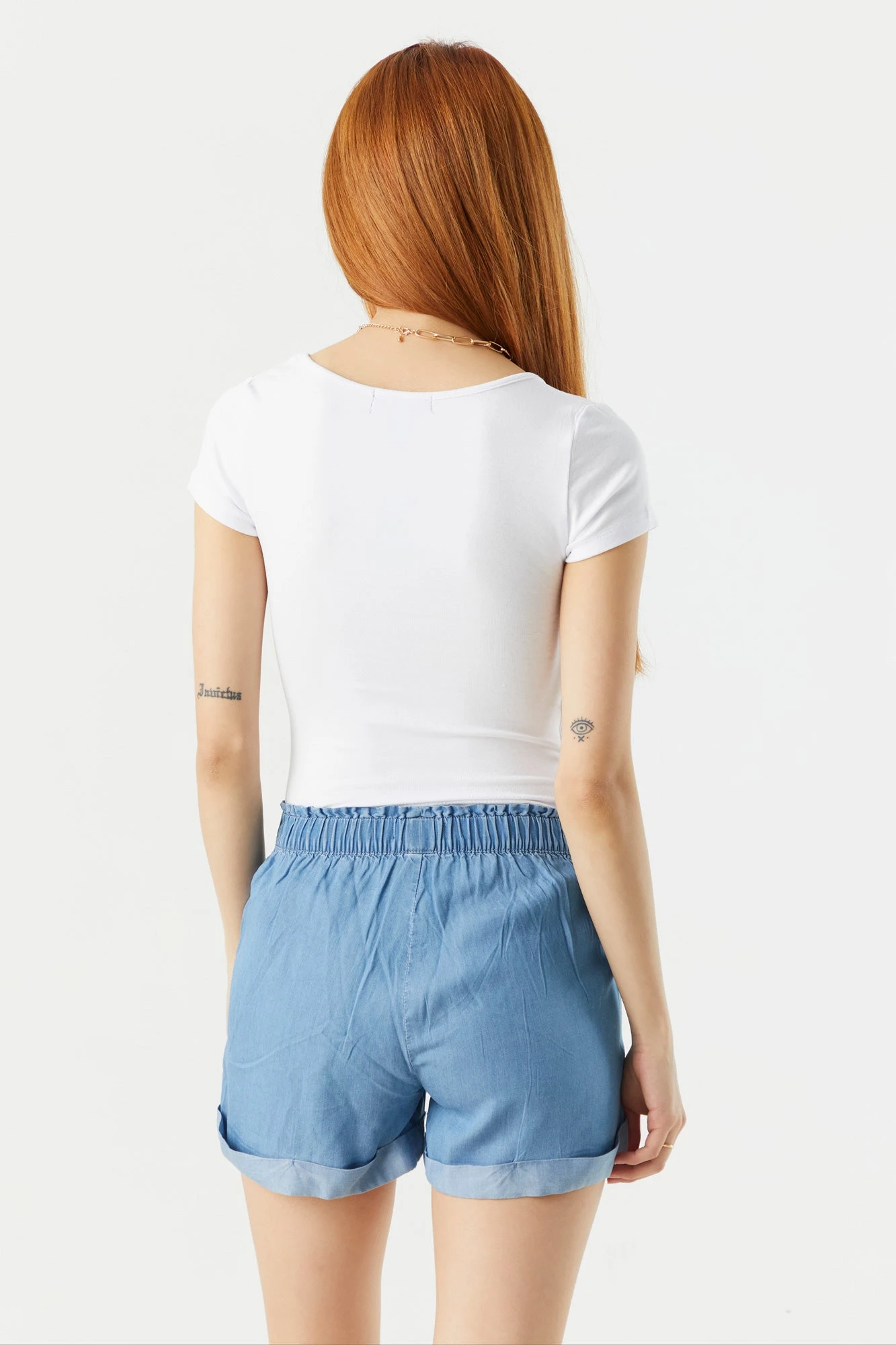 Self Tie Paperbag Short 14 Self Tie Paperbag Short - Image 14