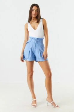 High Rise Belted Paperbag Short 20 High Rise Belted Paperbag Short -Deals Drape & Denim Store 053465533441 40 2 1