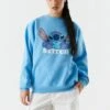 Stitch Graphic Fleece Sweatshirt