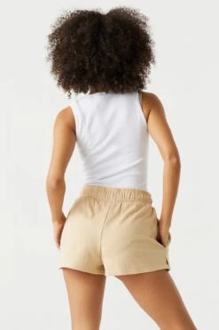 High Rise Fleece Short -Deals Drape & Denim Store 053658925865 24 1