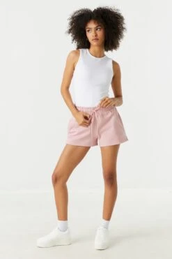 High Rise Fleece Short -Deals Drape & Denim Store 053658925865 91 2