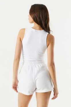 Basic Fleece Rolled Short -Deals Drape & Denim Store 053665665808 10 1 1