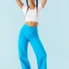 Blue Wide Leg Jean