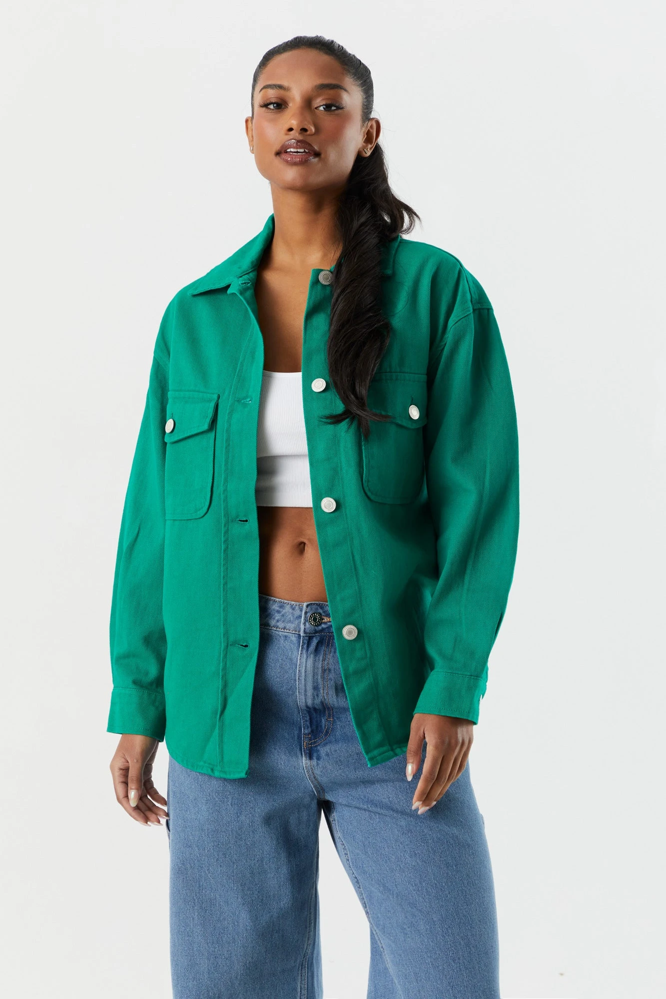 Denim Shacket 10 Denim Shacket - Image 10