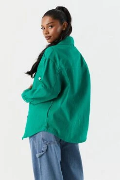 Denim Shacket 25 Denim Shacket -Deals Drape & Denim Store 056165537283 30 1