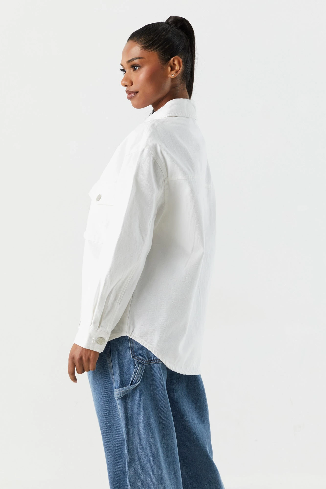 Denim Shacket 2 Denim Shacket - Image 2