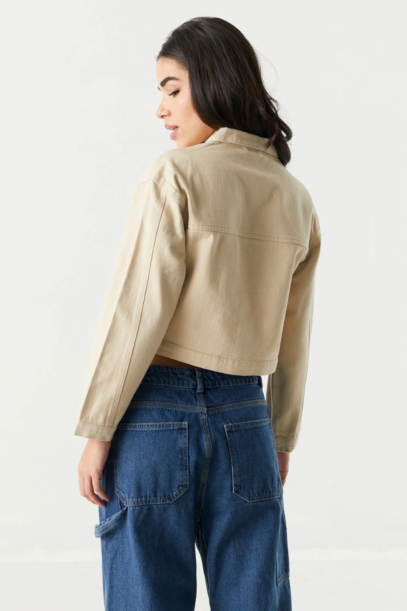 Cropped Denim Jacket 3 Cropped Denim Jacket - Image 3