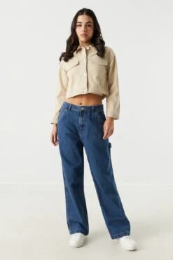 Cropped Denim Jacket 16 Cropped Denim Jacket -Deals Drape & Denim Store 056165537313 16 2