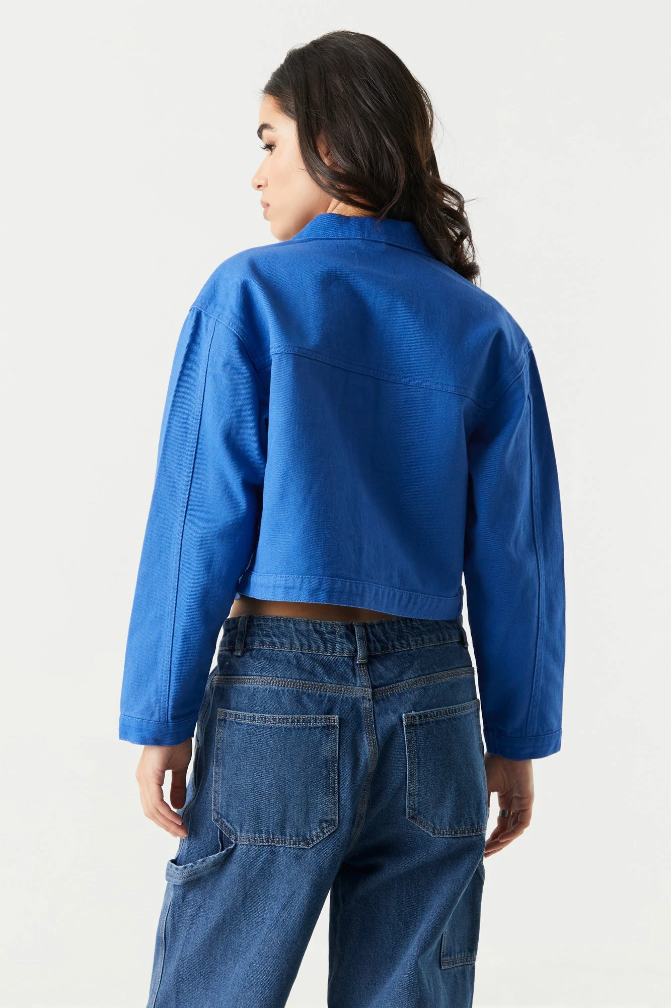 Cropped Denim Jacket 9 Cropped Denim Jacket - Image 9