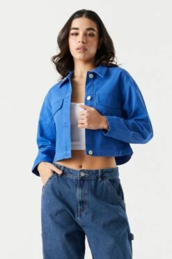 Cropped Denim Jacket 20 Cropped Denim Jacket -Deals Drape & Denim Store 056165537313 40