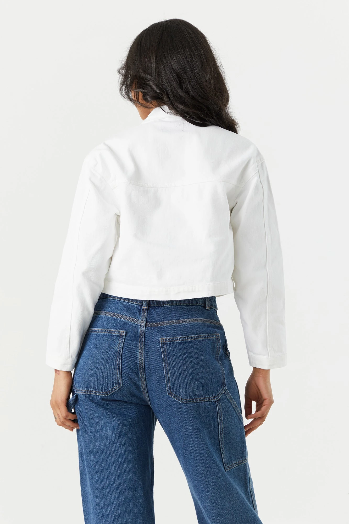 Cropped Denim Jacket 6 Cropped Denim Jacket - Image 6