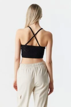 Crochet Criss-Cross Back Top -Deals Drape & Denim Store 058503324076 01 1