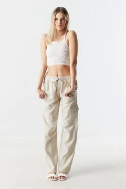 Crochet Criss-Cross Back Top -Deals Drape & Denim Store 058503324076 35 2